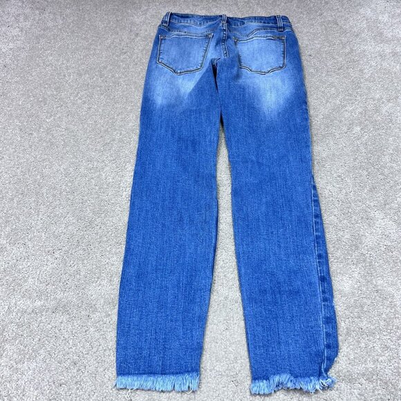 A2J Jeans Women’s Blue Skinny Pockets Distressed Size 7 - Picture 9 of 12